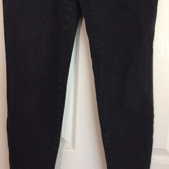Sale Vintage jeans skinny black jeans high wasted jeans black gray jeans  29 /28 - Picture 4 of 11